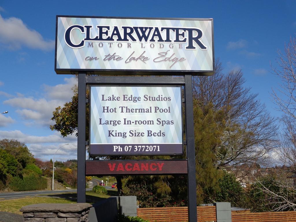 Clearwater Motor Lodge Taupo Exterior foto